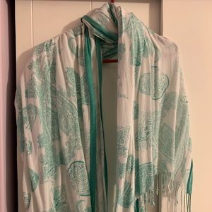 Fringe pashmina scarf. Never worn.